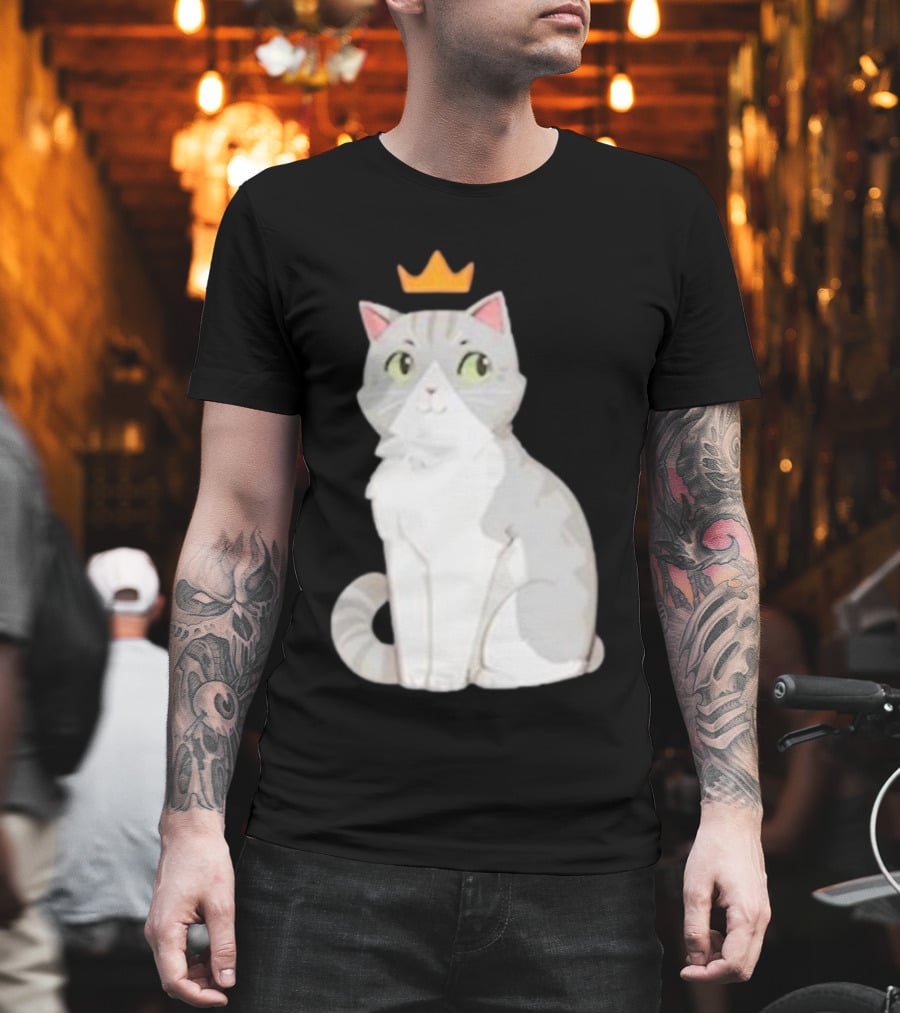 Goodtimeswithscar Jellie Cat with Crown T-Shirt