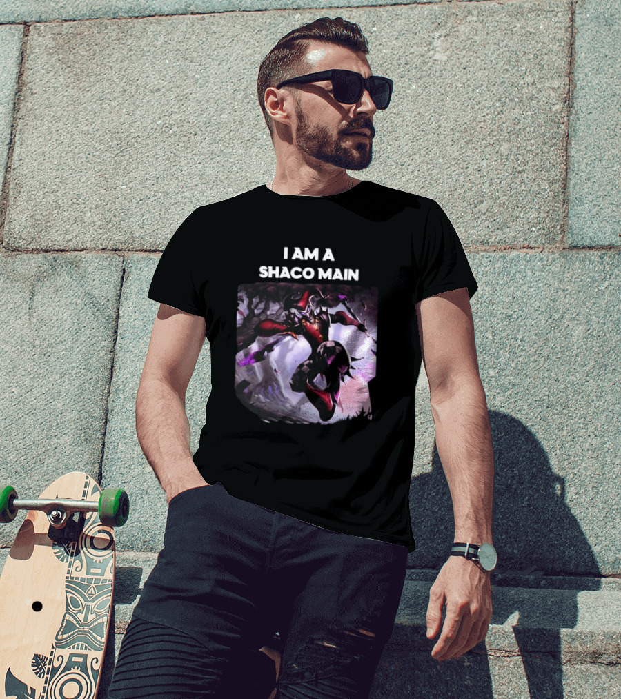 I Am A Shaco Main Why So Serious League Of Legends Character Joker T-Shirt