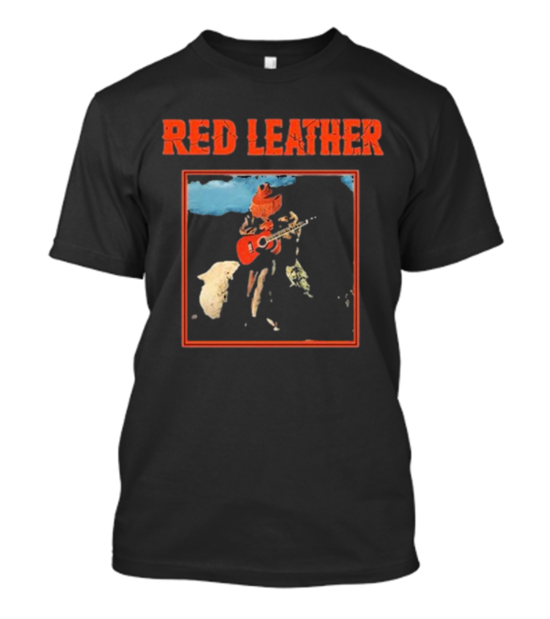 Red Leather Get Out Of My Head 2024 Fall Tour Guitar Cowboy Scene T-Shirt
