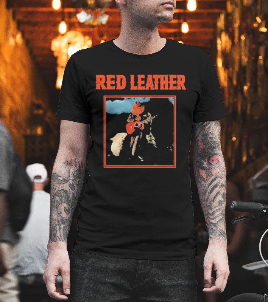 Red Leather Get Out Of My Head 2024 Fall Tour Guitar Cowboy Scene T-Shirt