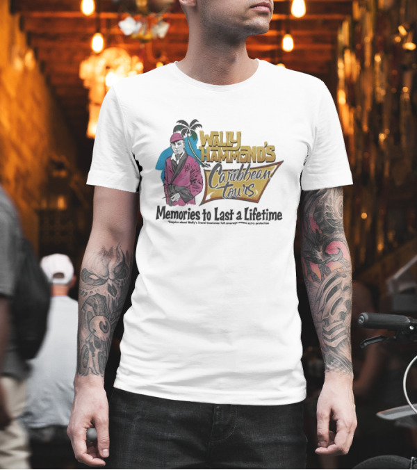 Wally Hammond’s Caribbean Tours Memories to Last a Lifetime Palm Tree Travel Protection T-Shirt Wally Hammond’s Caribbean Tours Memories to Last a Lifetime Palm Tree Travel Protection T-Shirt