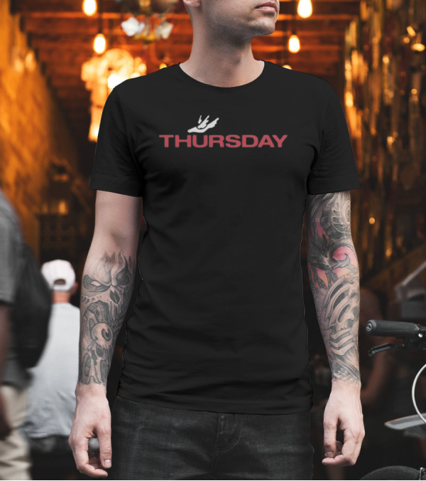 Thursday Band Iconic Dove Design T-Shirt Thursday Band Iconic Dove Design T-Shirt