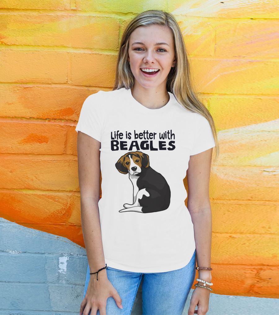 Life Is Better With Beagles T-Shirt