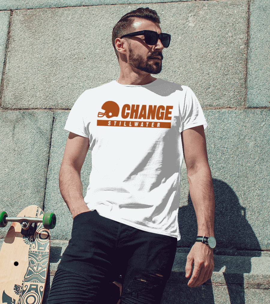 Stillwater Change Football Helmet T-Shirt