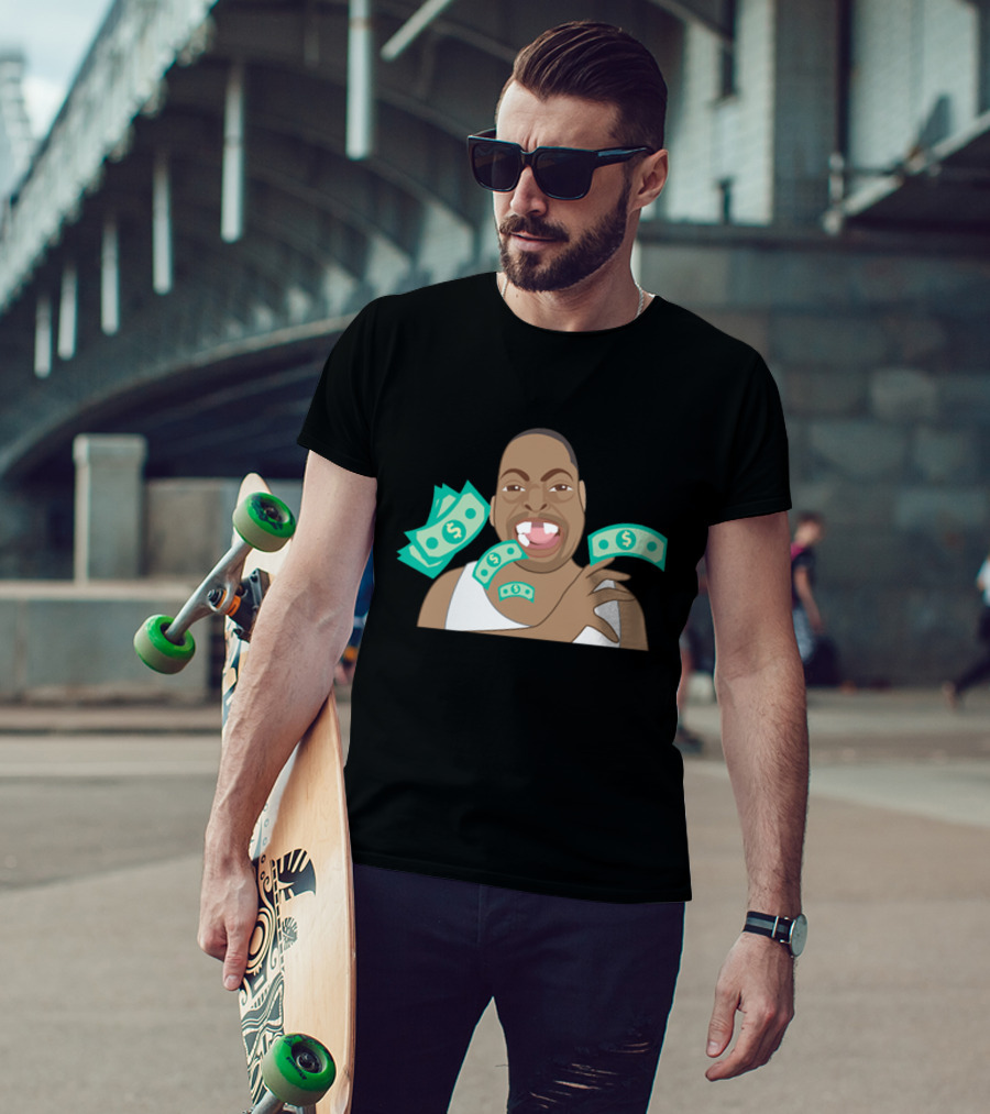 Beetlejuice Throwing Money Howard Stern Fame T-Shirt