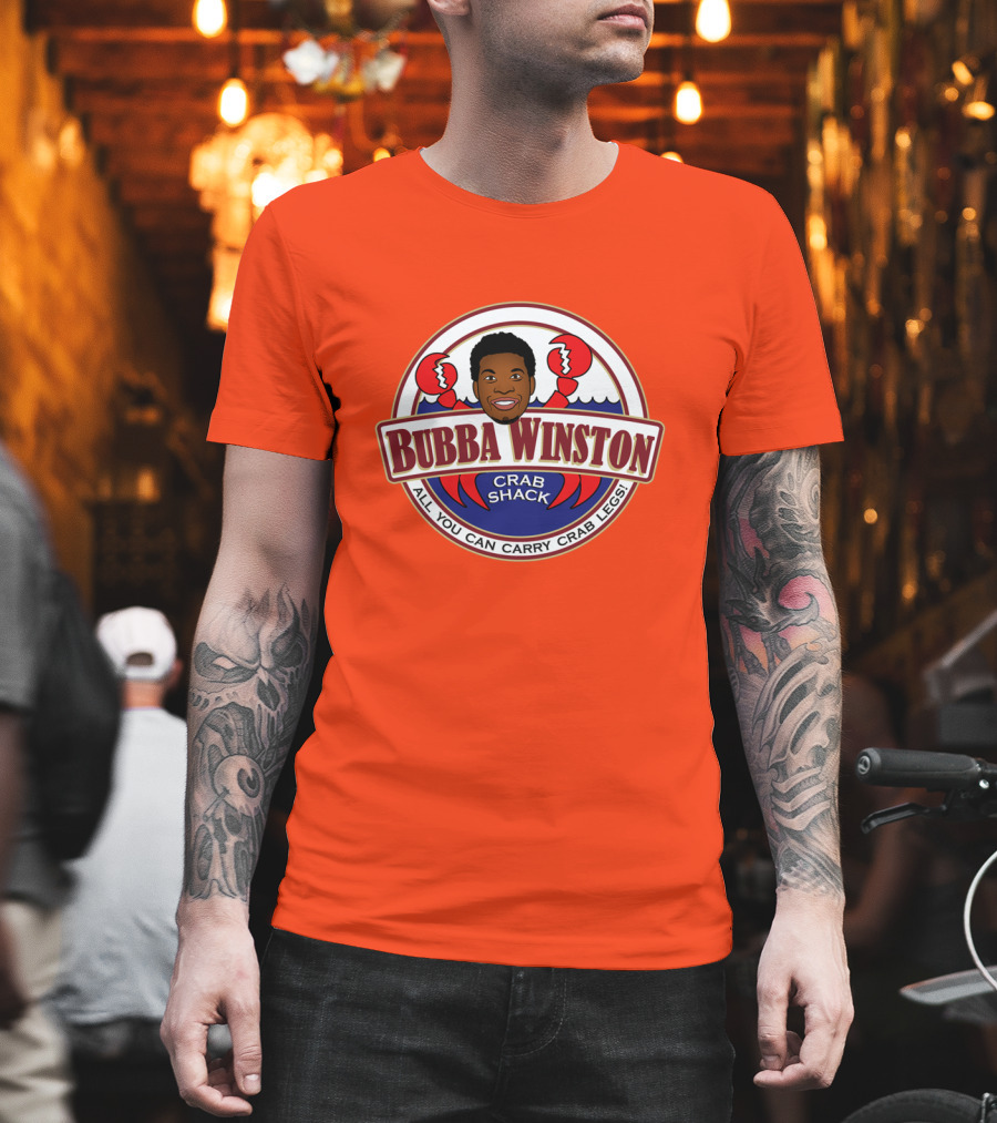 Bubba Winston Crab Shack All You Can Carry Crab Legs T-Shirt
