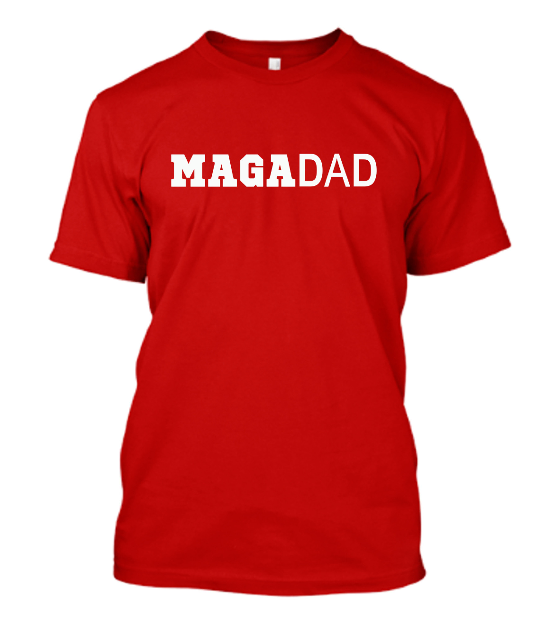 MAGA Dad Bold Red T-Shirt