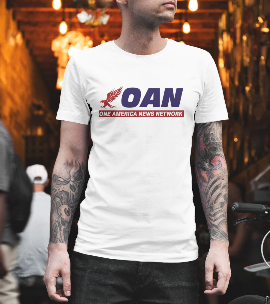 Oklahoma State Football Coach One America News Network OAN T-Shirt