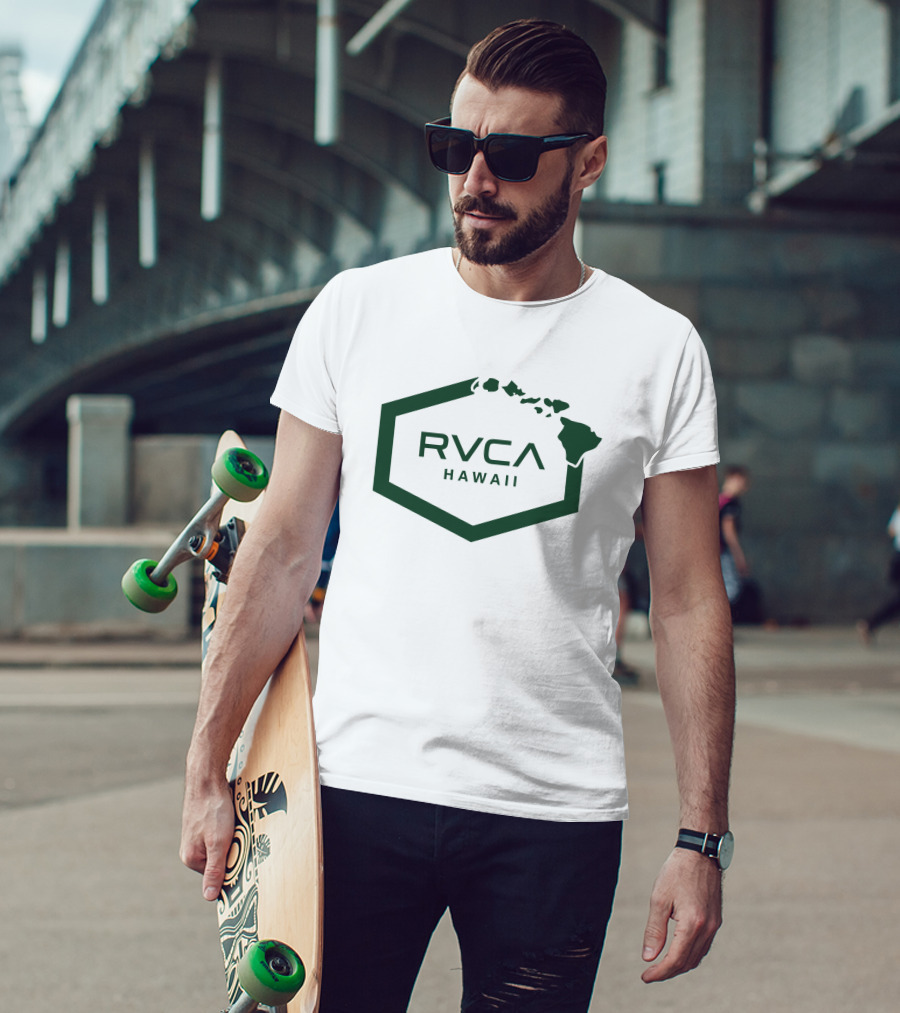 RVCA Hawaii Islands Hex T-Shirt