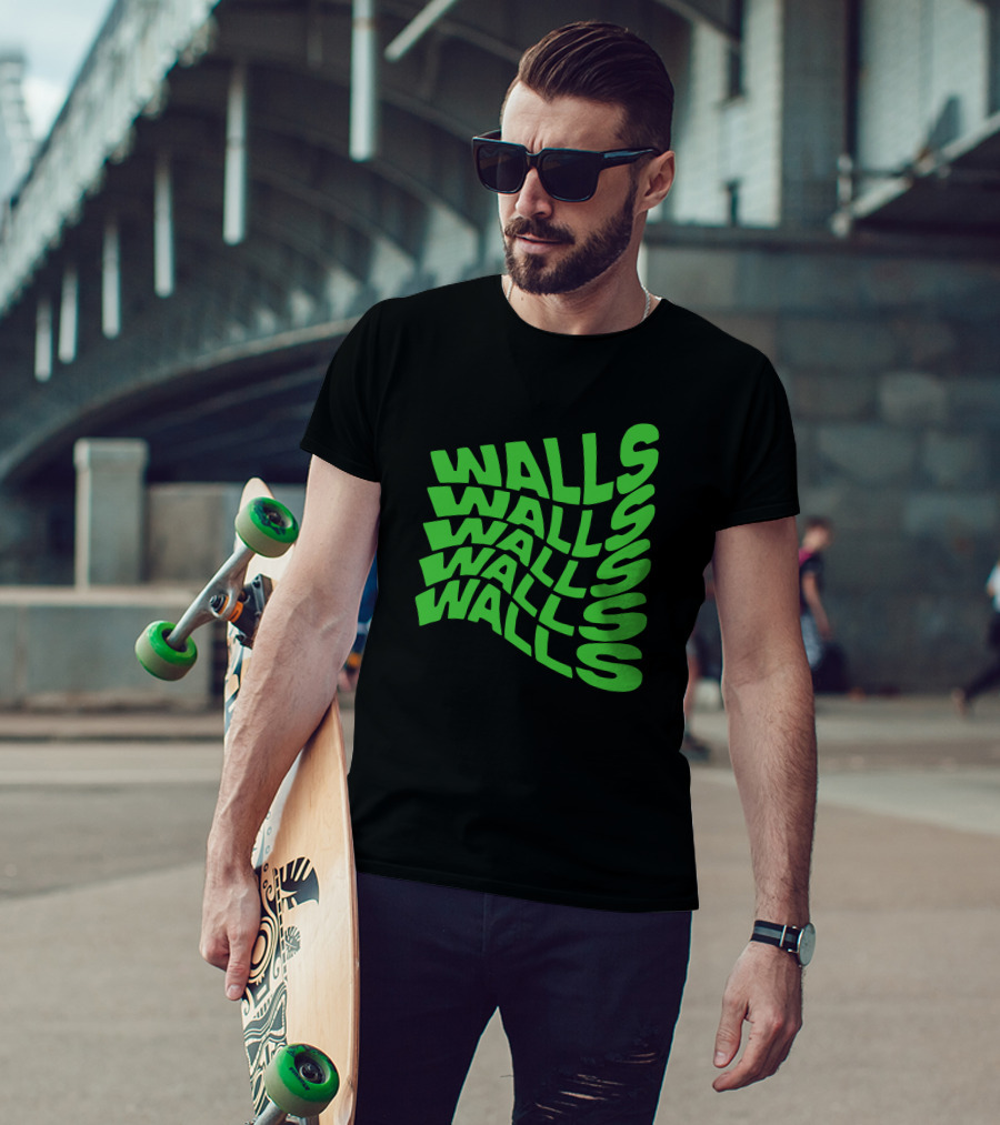 Louis Tomlinson Walls Text Green T-Shirt