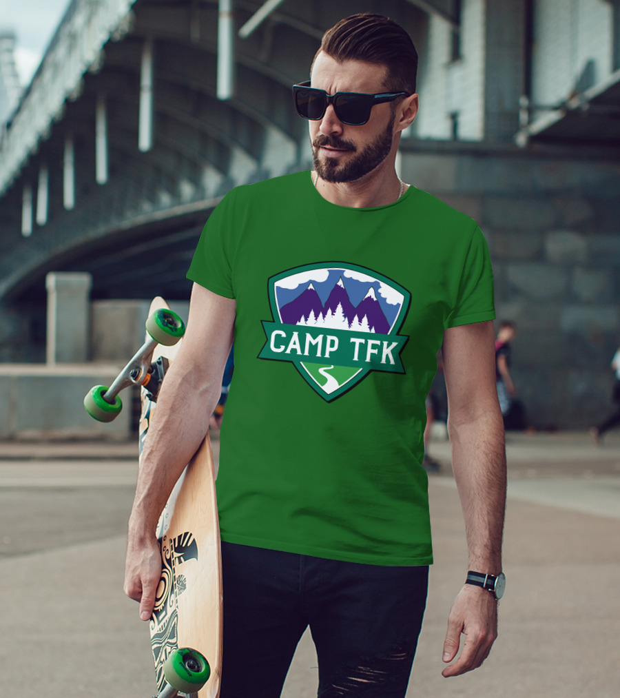 Camp TFK Mountain Adventure Badge T-Shirt