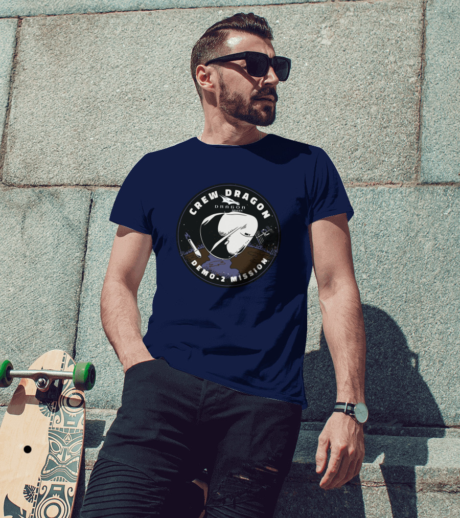 Crew Dragon Demo-2 Mission SpaceX T-Shirt