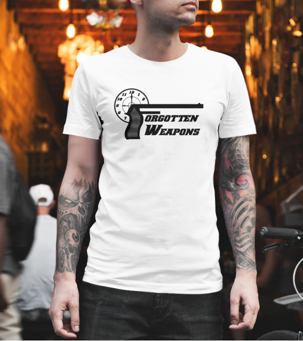 Forgotten Weapons Clock Shooting Target T-Shirt Forgotten Weapons Clock Shooting Target T-Shirt