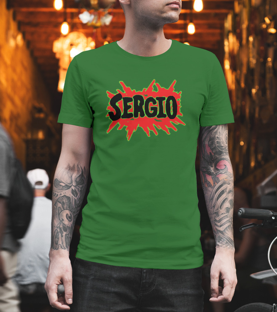 Sergio Romo Day Sergio Logo Burst T-Shirt