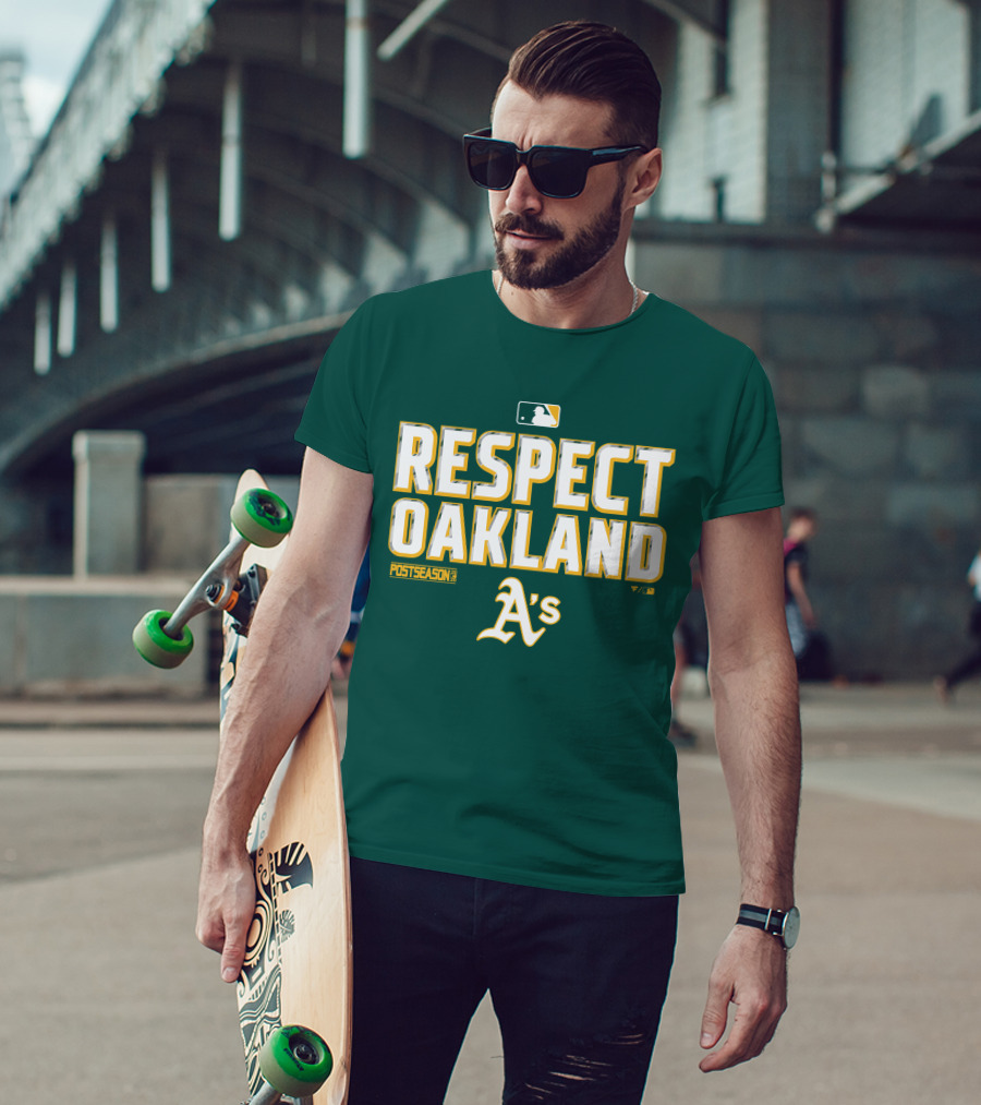 Respect Oakland A's Postseason MLB T-Shirt