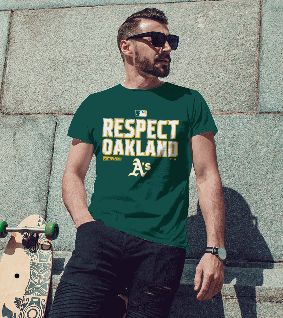 Respect Oakland A's Postseason MLB T-Shirt