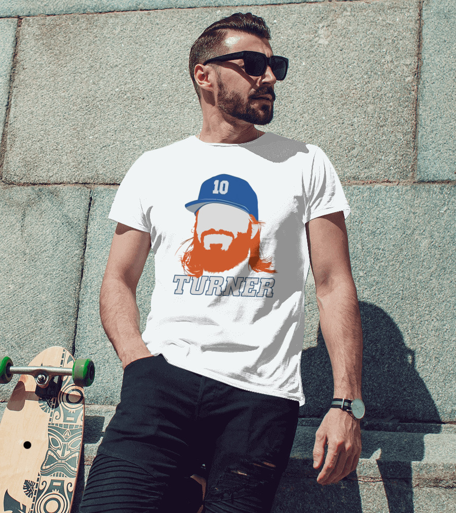 Turner 10 Blue Cap Orange Beard T-Shirt