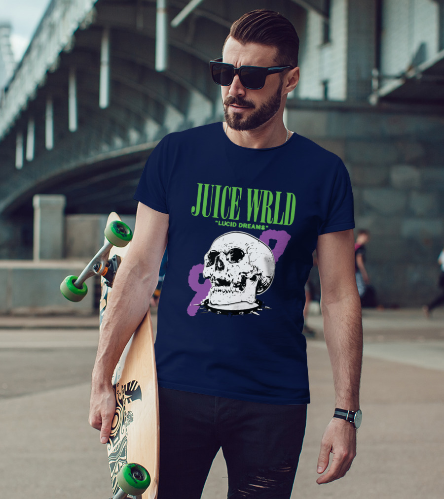 JUICE WRLD LUCID DREAMS 999 Skull T-Shirt