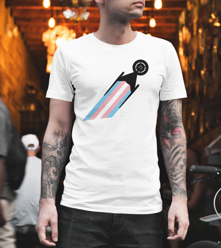 Star Trek Discovery GLAAD USS Transgender Pride Enterprise T-Shirt