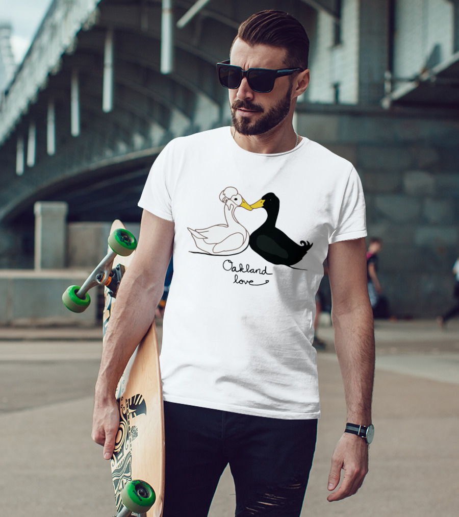 Oakland Love Cutest Duck Couple T-Shirt