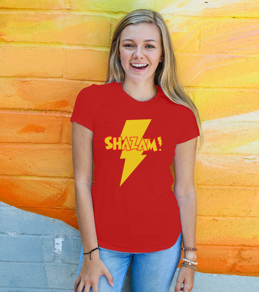 Rachel Zegler Shazam Lightning Bolt T-Shirt