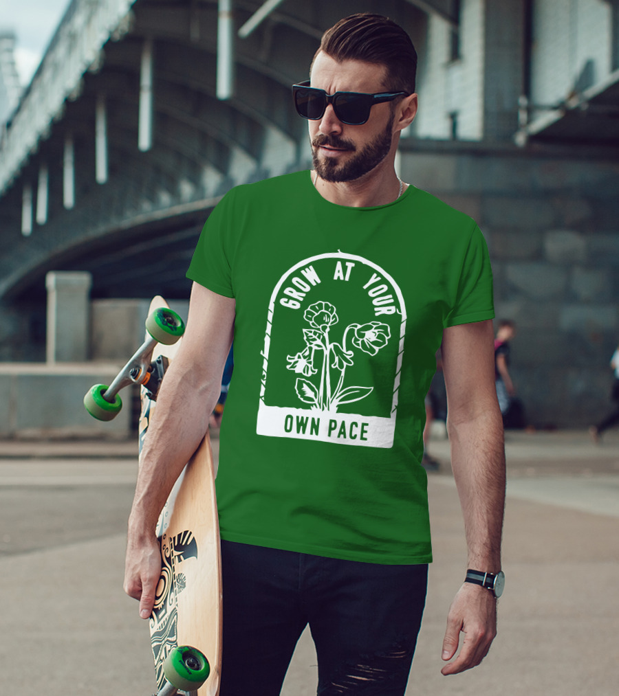 Grow At Your Own Pace Botanical Archway T-Shirt