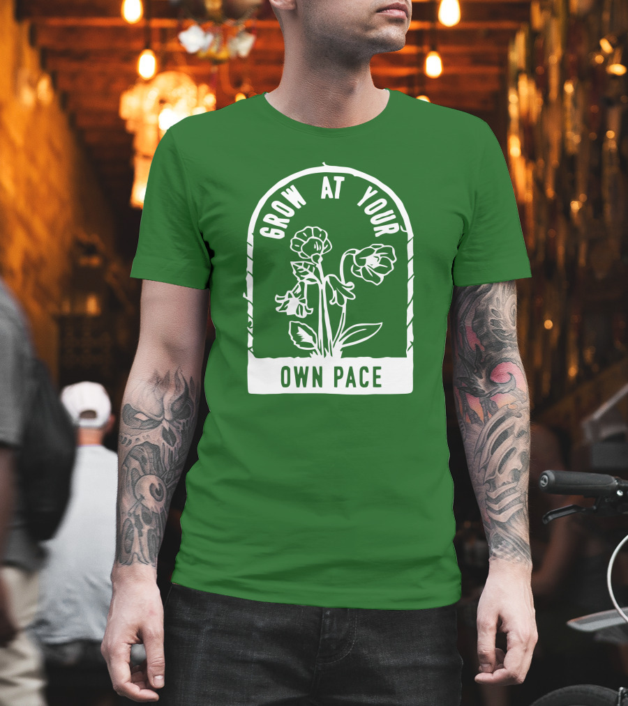 Grow At Your Own Pace Botanical Archway T-Shirt