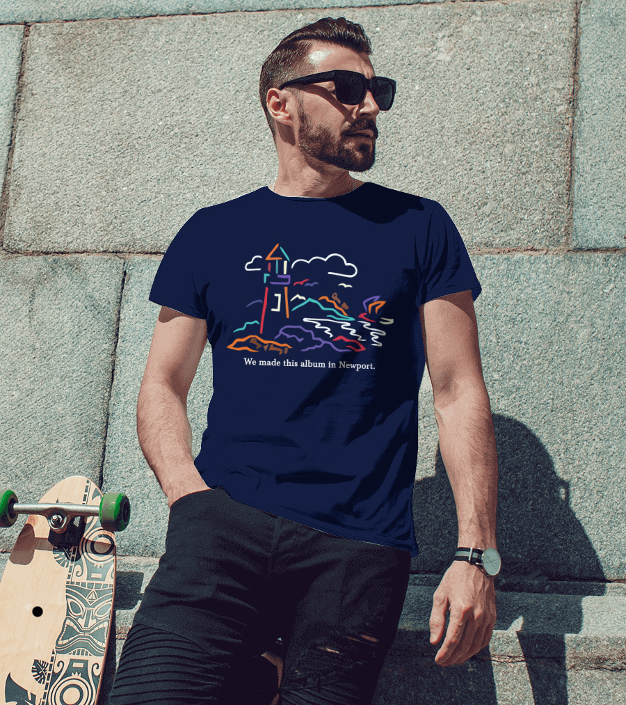 We Made This Album In Newport Quinn XCII Cosii Merch Lighthouse T-Shirt