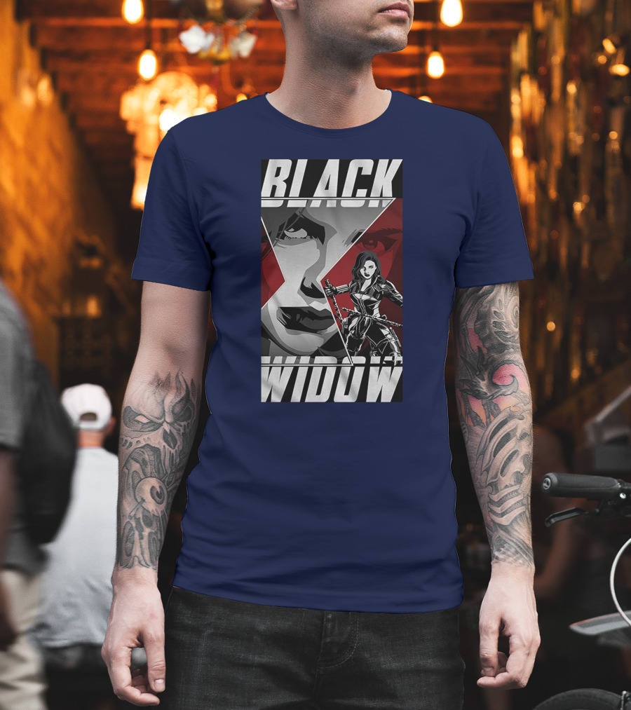 Black Widow Marvel Cinematic Heroine Dynamic T-Shirt