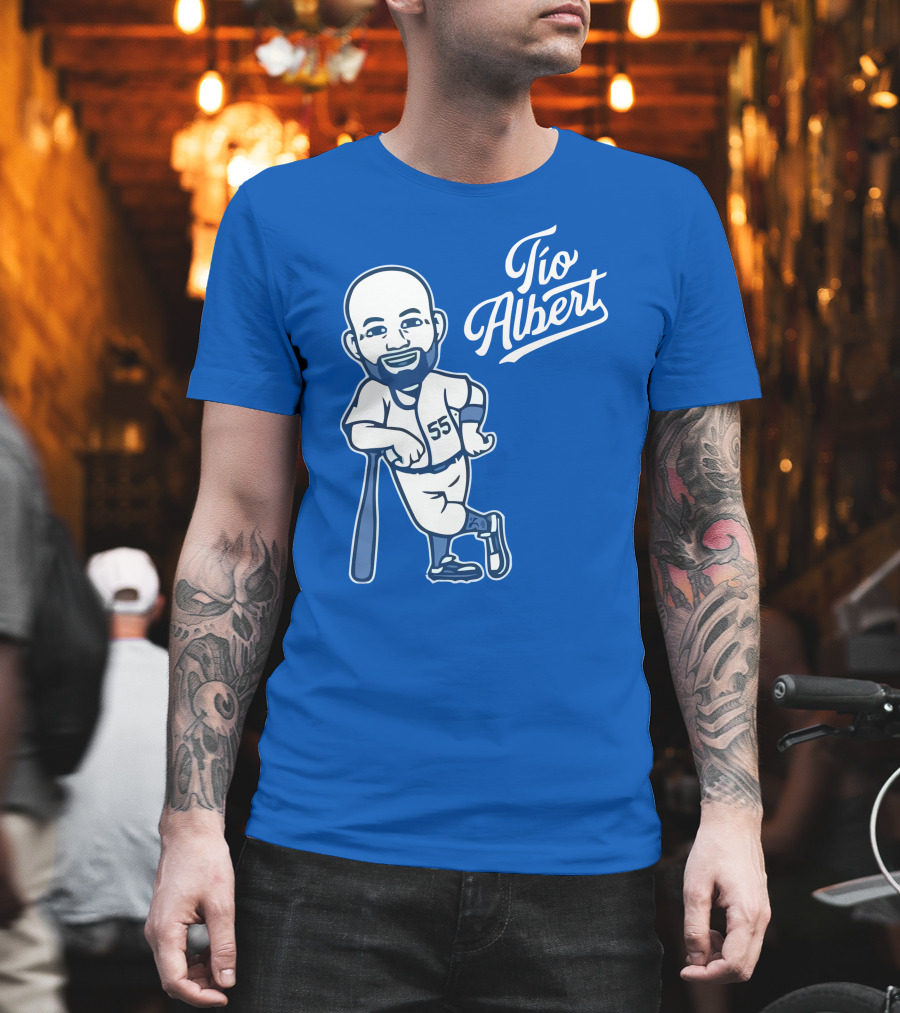 Tio Albert 55 Albert Pujols Los Angeles Dodgers T-Shirt