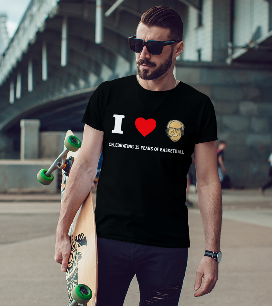 I Love Jim Paschke Celebrating 35 Years Of Paschketball T-Shirt