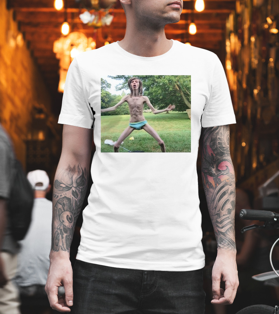 Chris Sales Daddy Long Neck Funny Meme Pose Outdoors T-Shirt