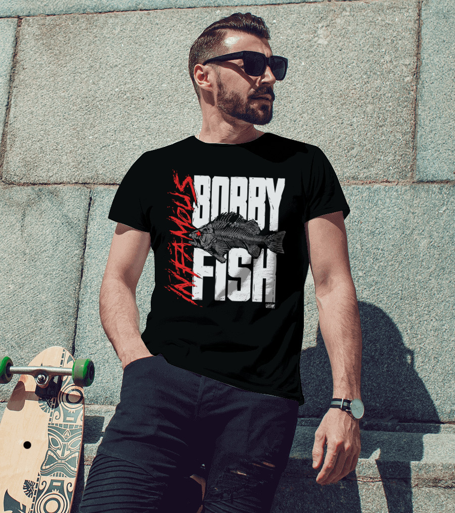 Bobby Fish Infamous AEW Red Star T-Shirt