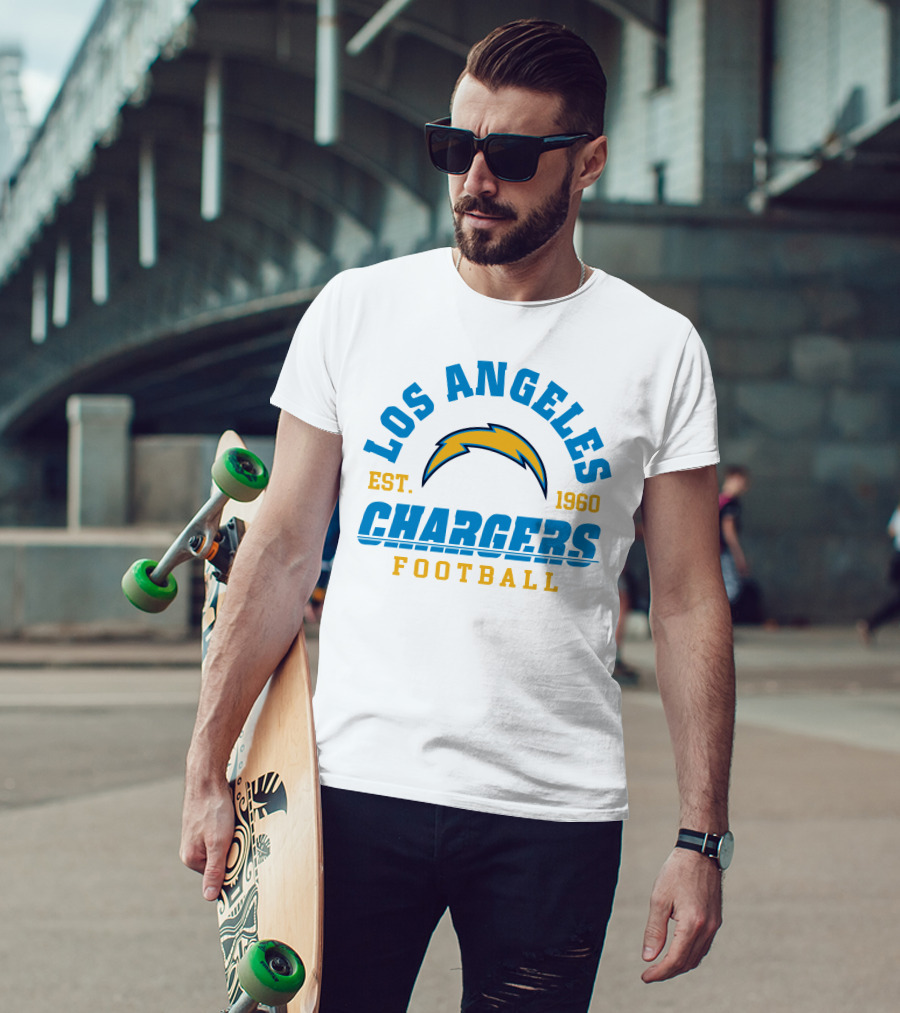 Los Angeles Chargers Est. 1960 Football T-Shirt