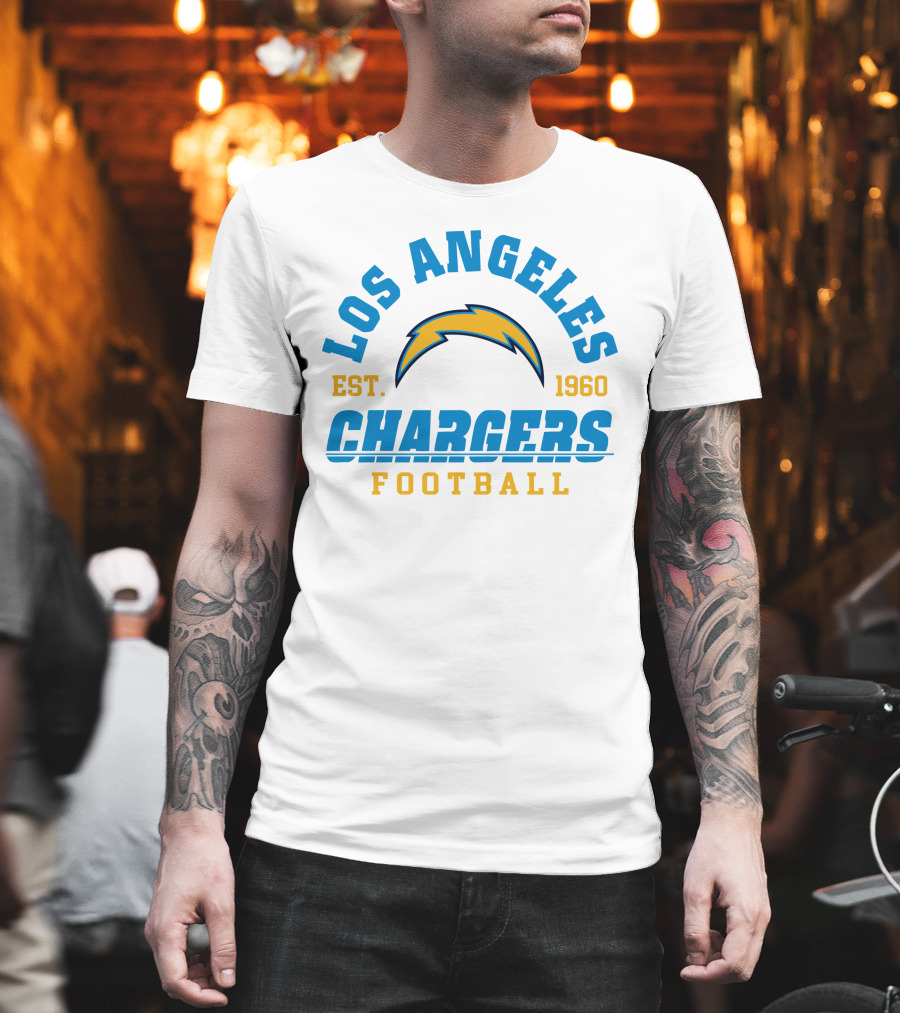 Los Angeles Chargers Est. 1960 Football T-Shirt