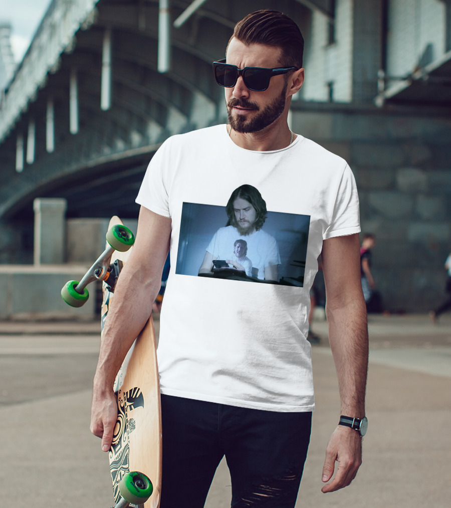 Projection Bo Burnhams White Shirt Digital Illumination T-Shirt