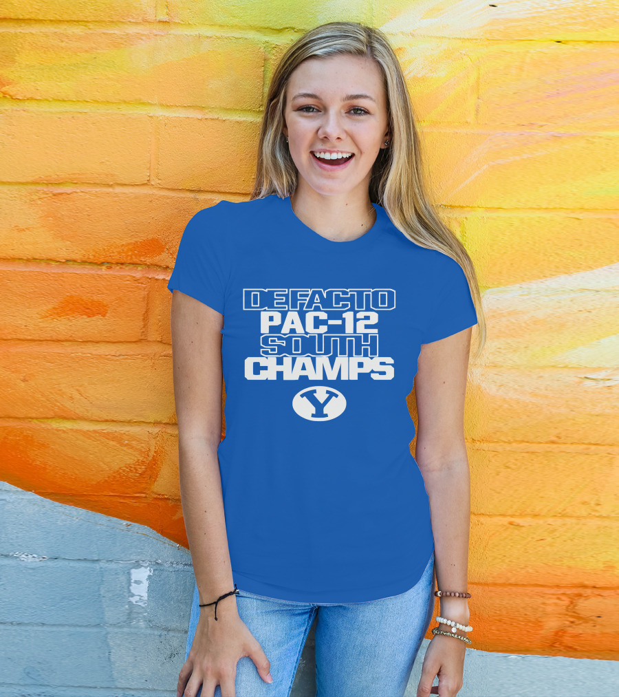 Defacto Pac-12 South Champs Byu Y T-Shirt