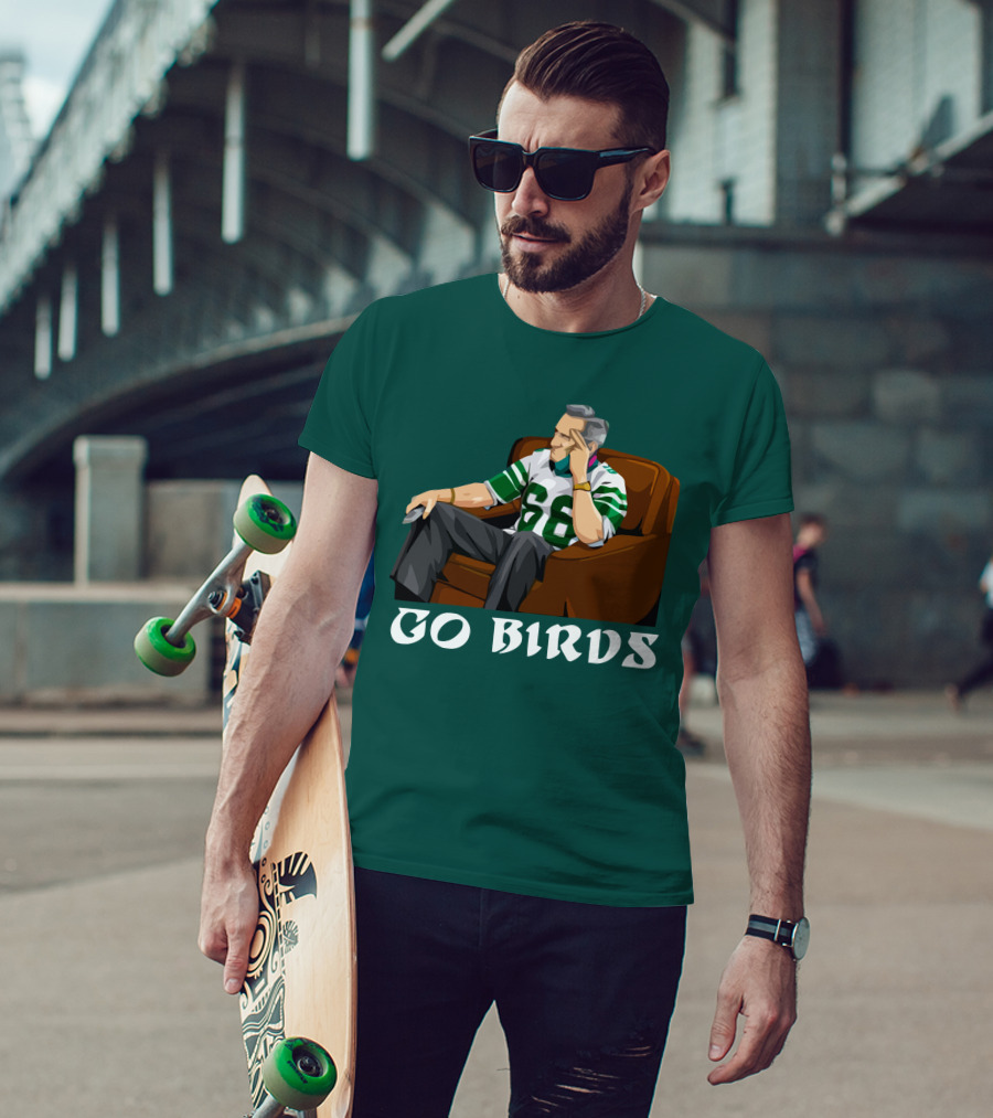 Go Birds Philadelphia Eagles Football 66 Jersey Fan T-Shirt