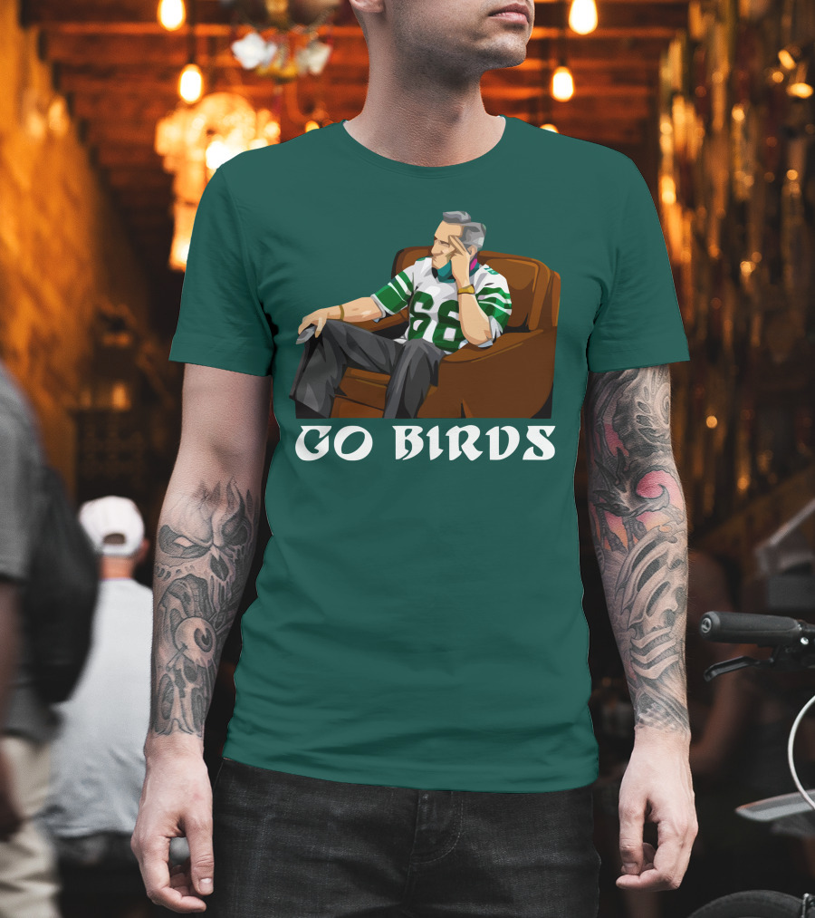 Go Birds Philadelphia Eagles Football 66 Jersey Fan T-Shirt