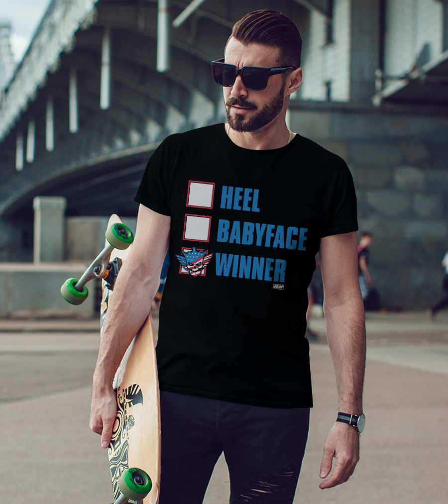 Cody Rhodes Heel Babyface Winner AEW American Eagle T-Shirt