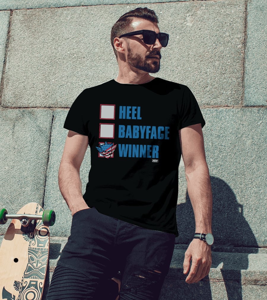 Cody Rhodes Heel Babyface Winner AEW American Eagle T-Shirt