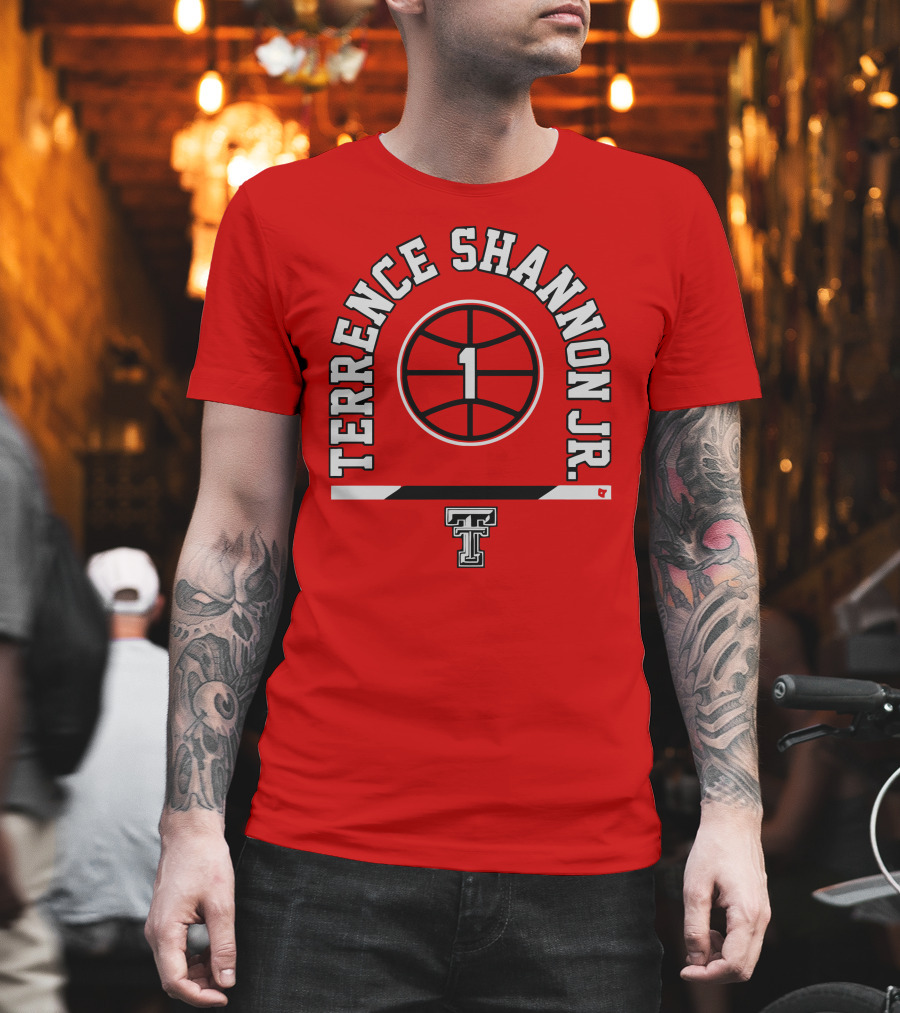 Terrence Shannon Jr. Texas Tech Basketball Number 1 T-Shirt