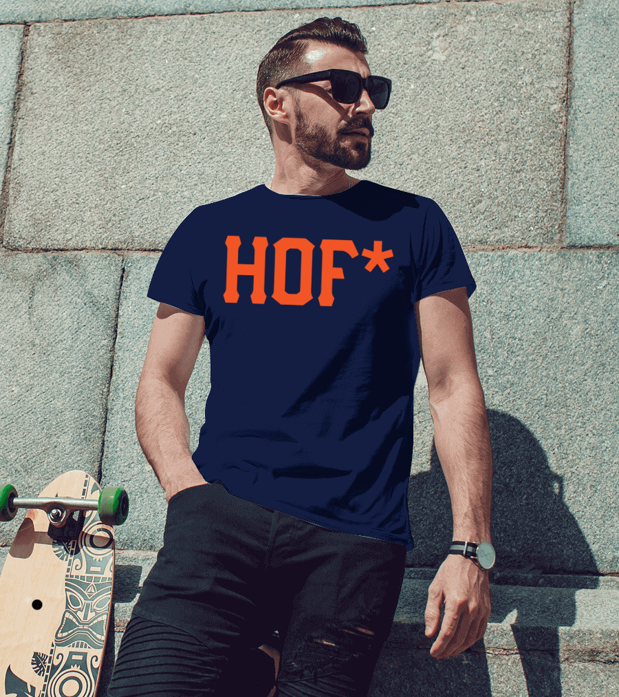 HOF* Navy Orange T-Shirt