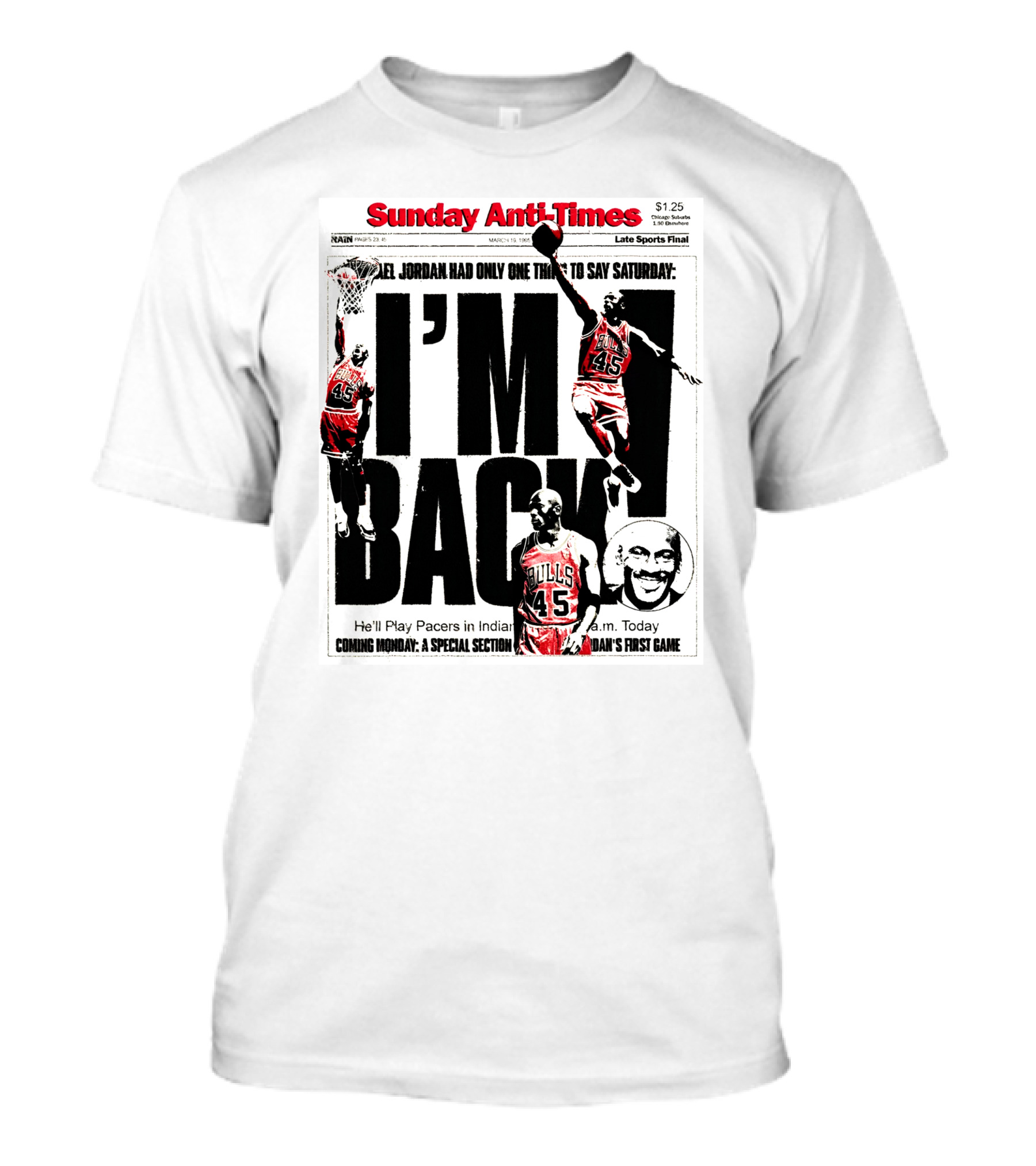 Sunday Anti-Times Zion Williamson I'm Back T-Shirt