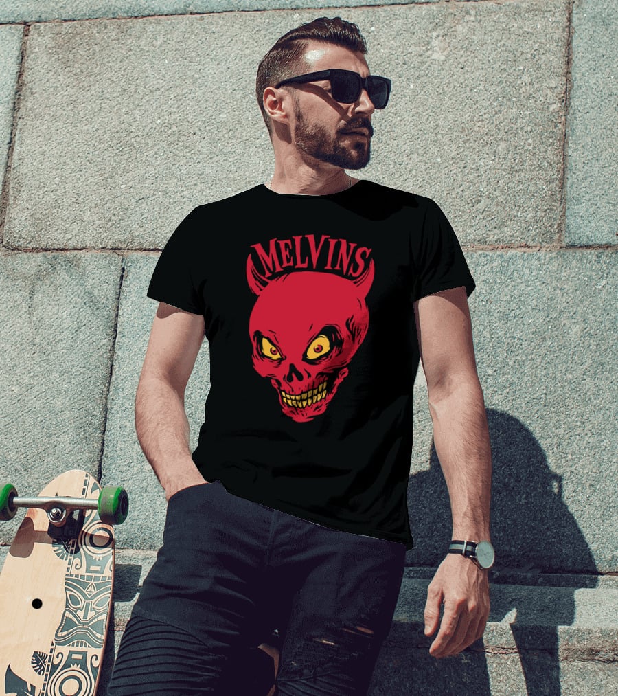 Melvins Red Devil Skull T-Shirt