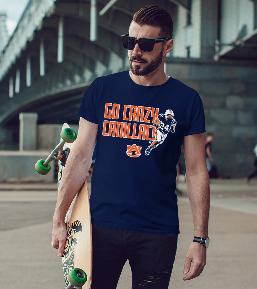 Auburn Football Go Crazy Cadillac Running Back 24 T-Shirt