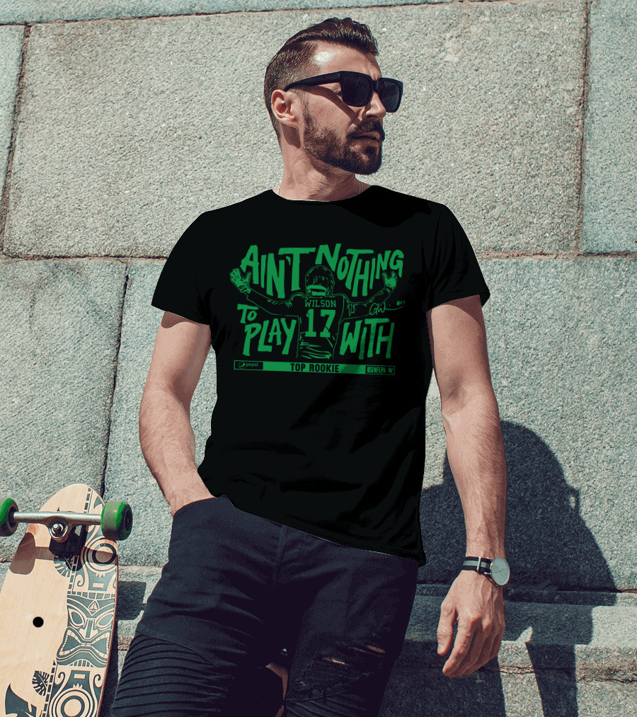 Wilson 17 Ain't Nothing To Play With Top Rookie NFLPA Pepsi T-Shirt