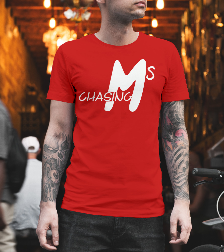 Chasing Ms Retro Style Bold Red T-Shirt