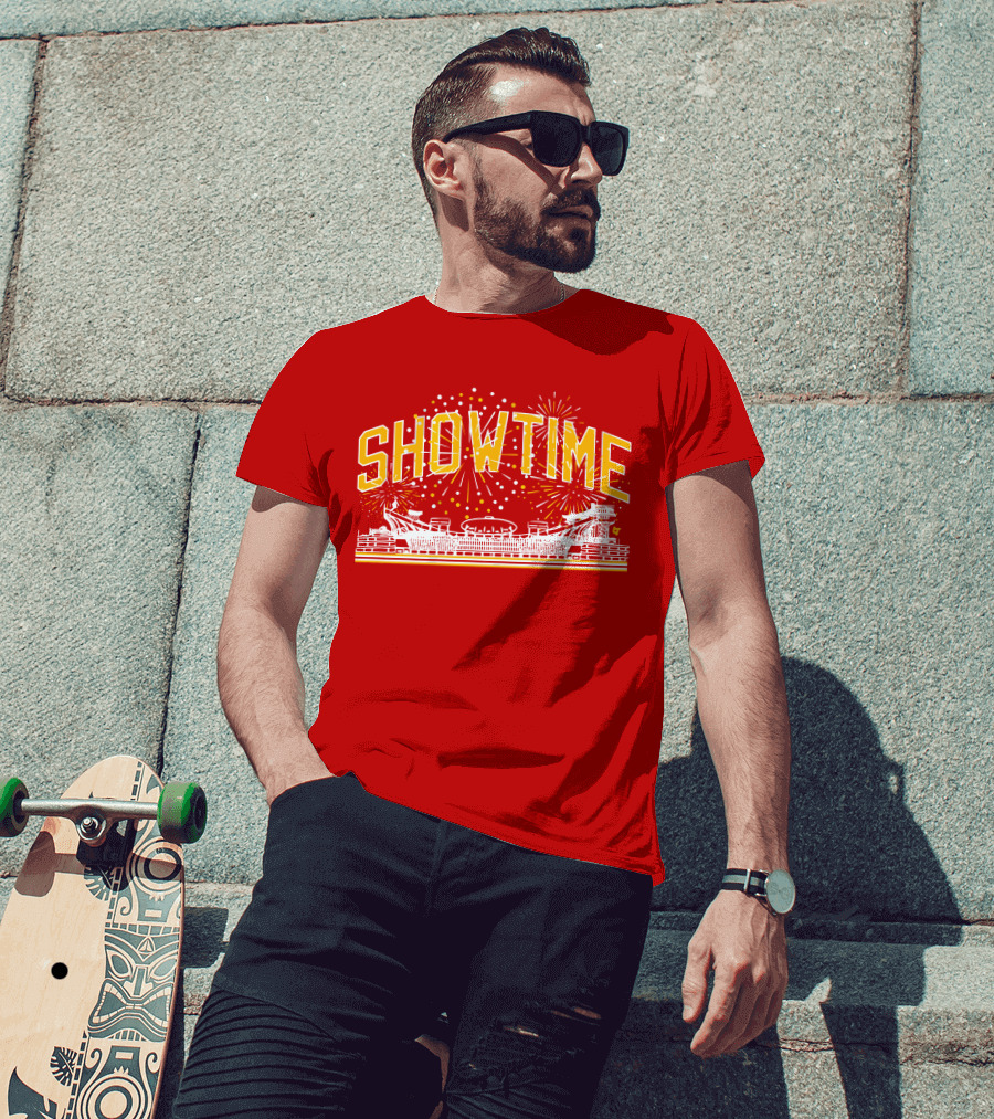 Kansas City Showtime Football Fireworks T-Shirt
