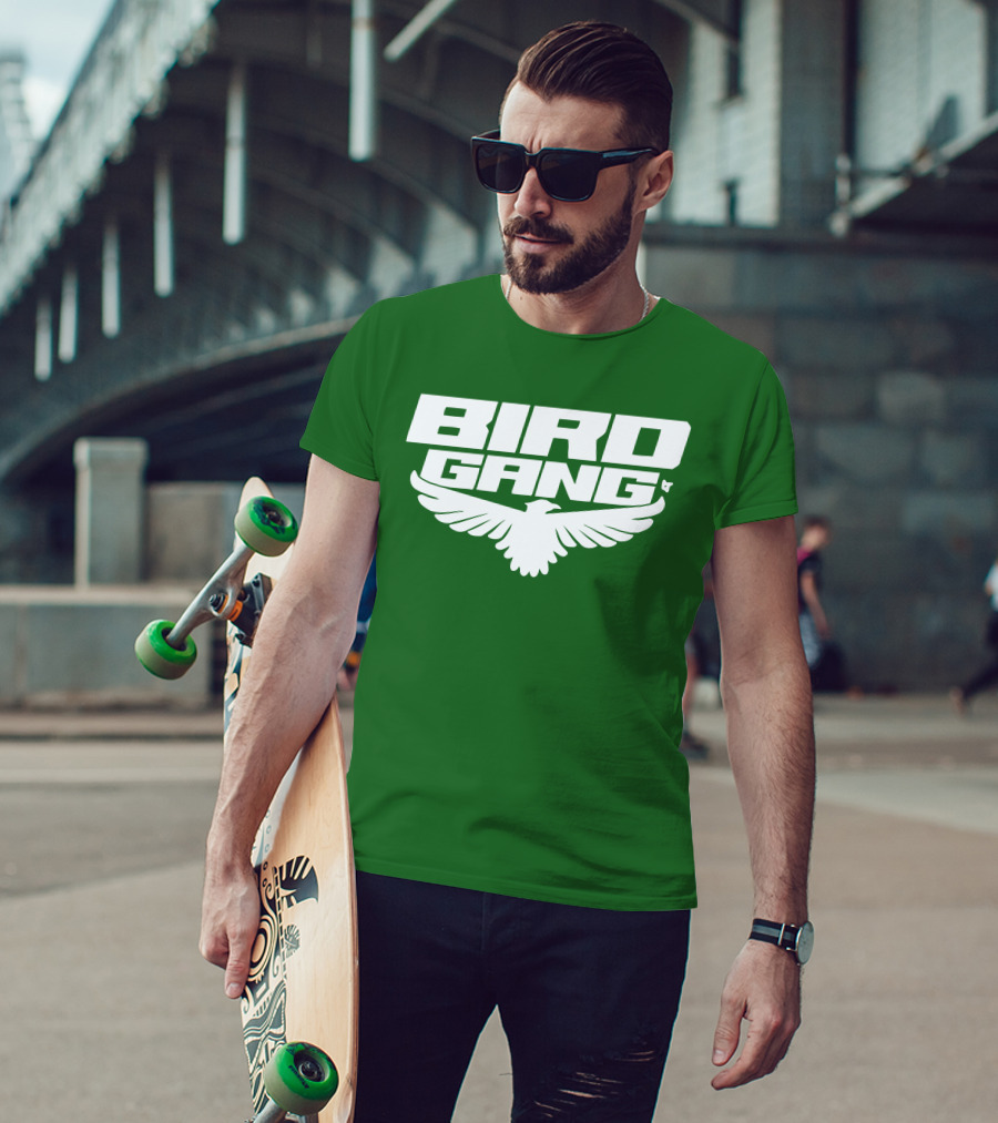 Bird Gang Eagles Wing Emblem T-Shirt